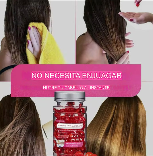 120 Capsulas BrillaCaps 🔥 Cabello largo y sedoso en 7 días 😎