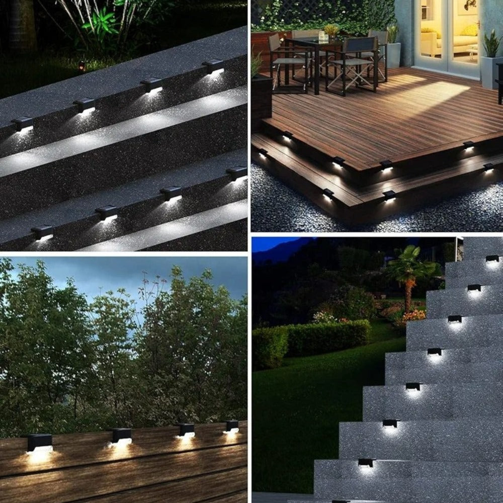 Paquete 8 Luces Solares LED 🌟 Ilumina tu Hogar – Sin Cables, Sin Gastar Luz!