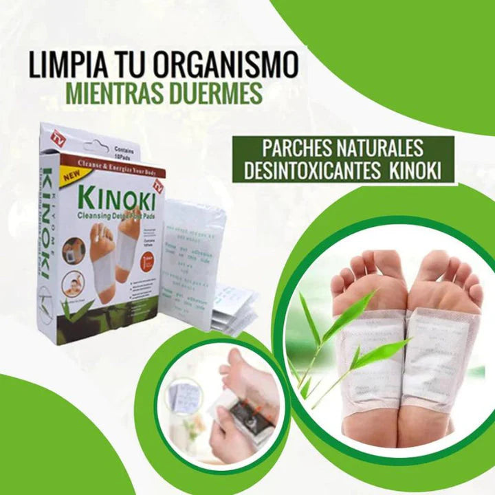 100 Parches Desintoxicantes Kinoki +🎁Guia Infalible para perder tallas en 14 dias + Envio Gratis