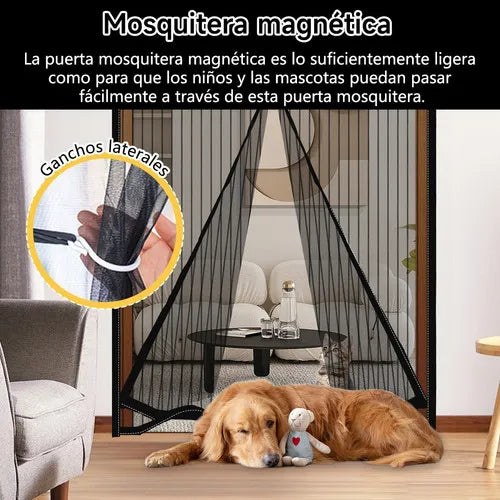 2x1 Cortina Mosquitera Magnética para Puertas + 🎁Guía Infalible “Hogar Libre de Plagas” + Envío Gratis