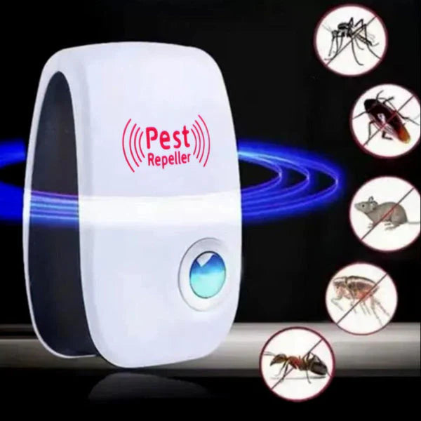 Combo 2X1 Repelente Ultrasónico 🕷️ Despídete de Plagas Sin Químicos🪳